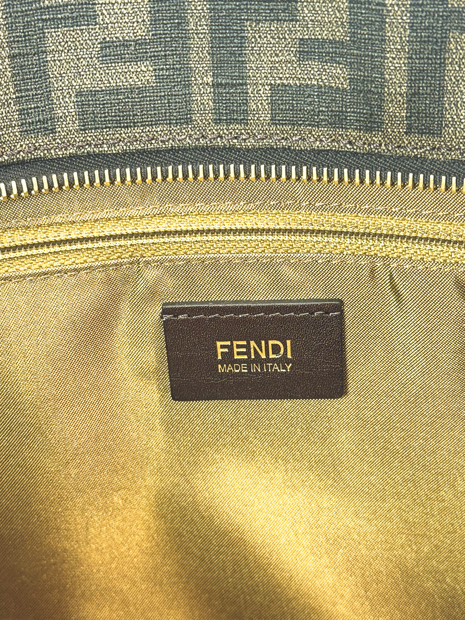 Fendi Brown/Gold Zucca Tote