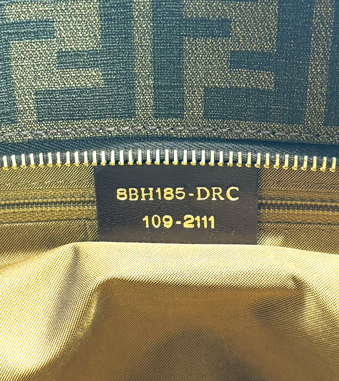 Fendi Brown/Gold Zucca Tote