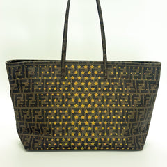 Fendi Brown/Gold Zucca Tote thumbnail 1
