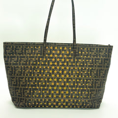 Fendi Brown/Gold Zucca Tote thumbnail 4