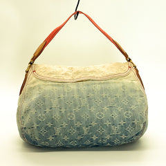 Louis Vuitton Blue Monogram Denim Sunray Shoulder Bag thumbnail 3