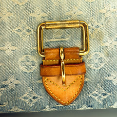 Louis Vuitton Blue Monogram Denim Sunray Shoulder Bag thumbnail 10