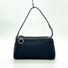 Gucci Black GG D Ring Abbey Pochette thumbnail 1