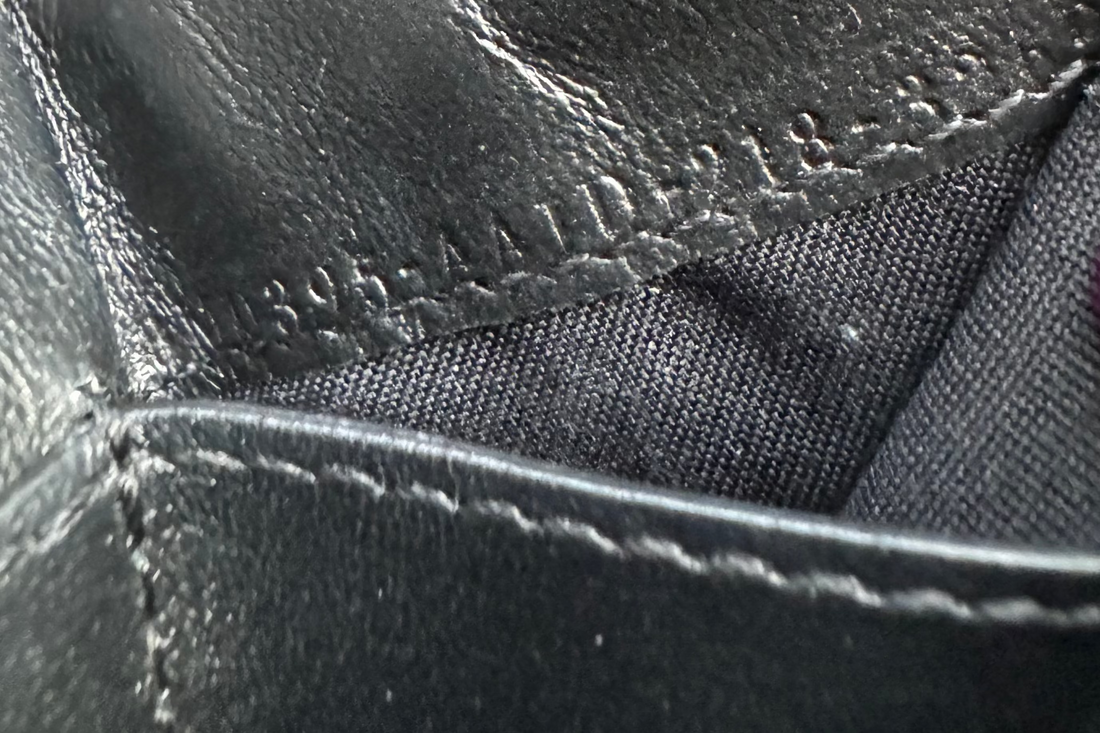Fendi Black FF Embossed Compact Wallet