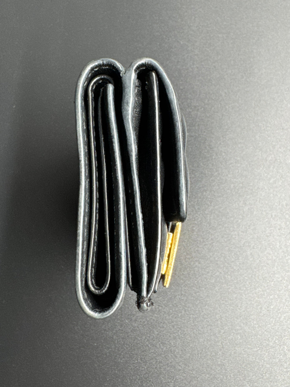 Fendi Black FF Embossed Compact Wallet