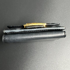 Fendi Black FF Embossed Compact Wallet thumbnail 6