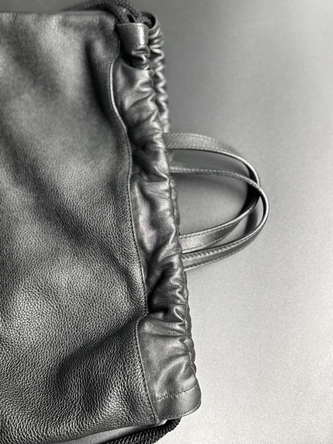 Gucci Capitan Logo Drawstring Backpack