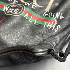 Gucci Capitan Logo Drawstring Backpack thumbnail 17