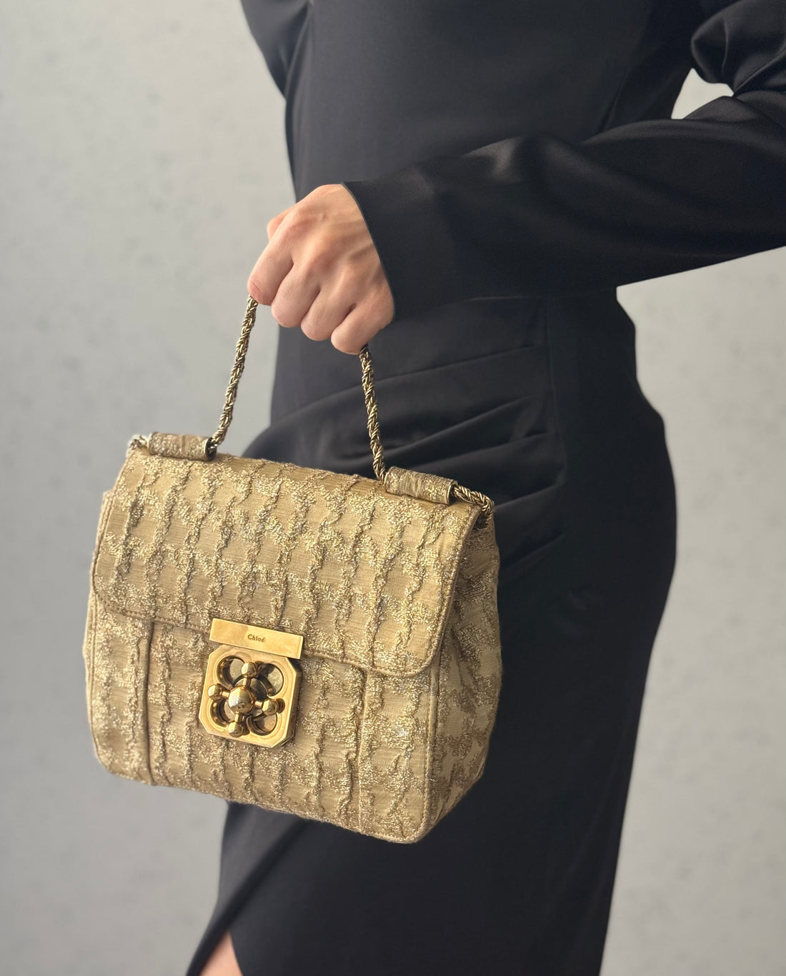 Chloé Jacquard Elsie Shoulder Bag