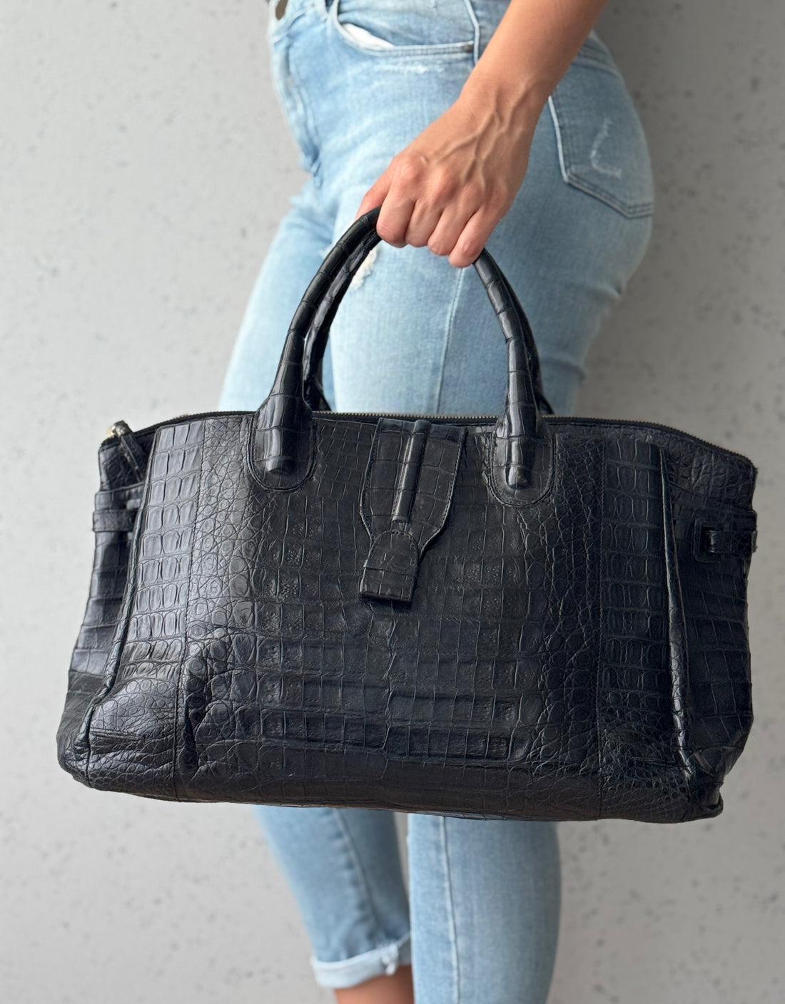 Nancy Gonzalez Crocodile Satchel