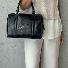 Dior Oblique Metallic Patent Leather Boston thumbnail 1
