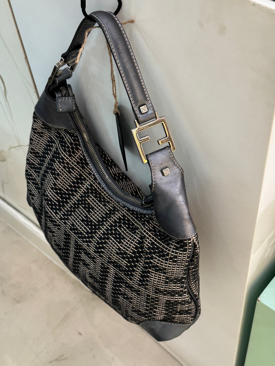 Fendi Grey Hobo