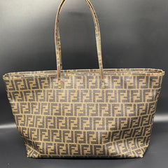 Fendi Borsa Zucca Canvas Shopper Tote thumbnail 7
