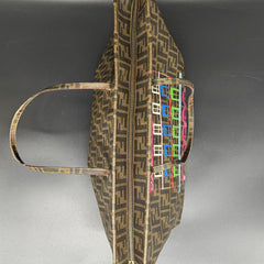 Fendi Borsa Zucca Canvas Shopper Tote thumbnail 9