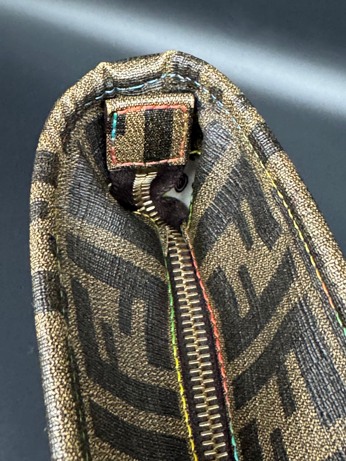 Fendi Borsa Zucca Canvas Shopper Tote
