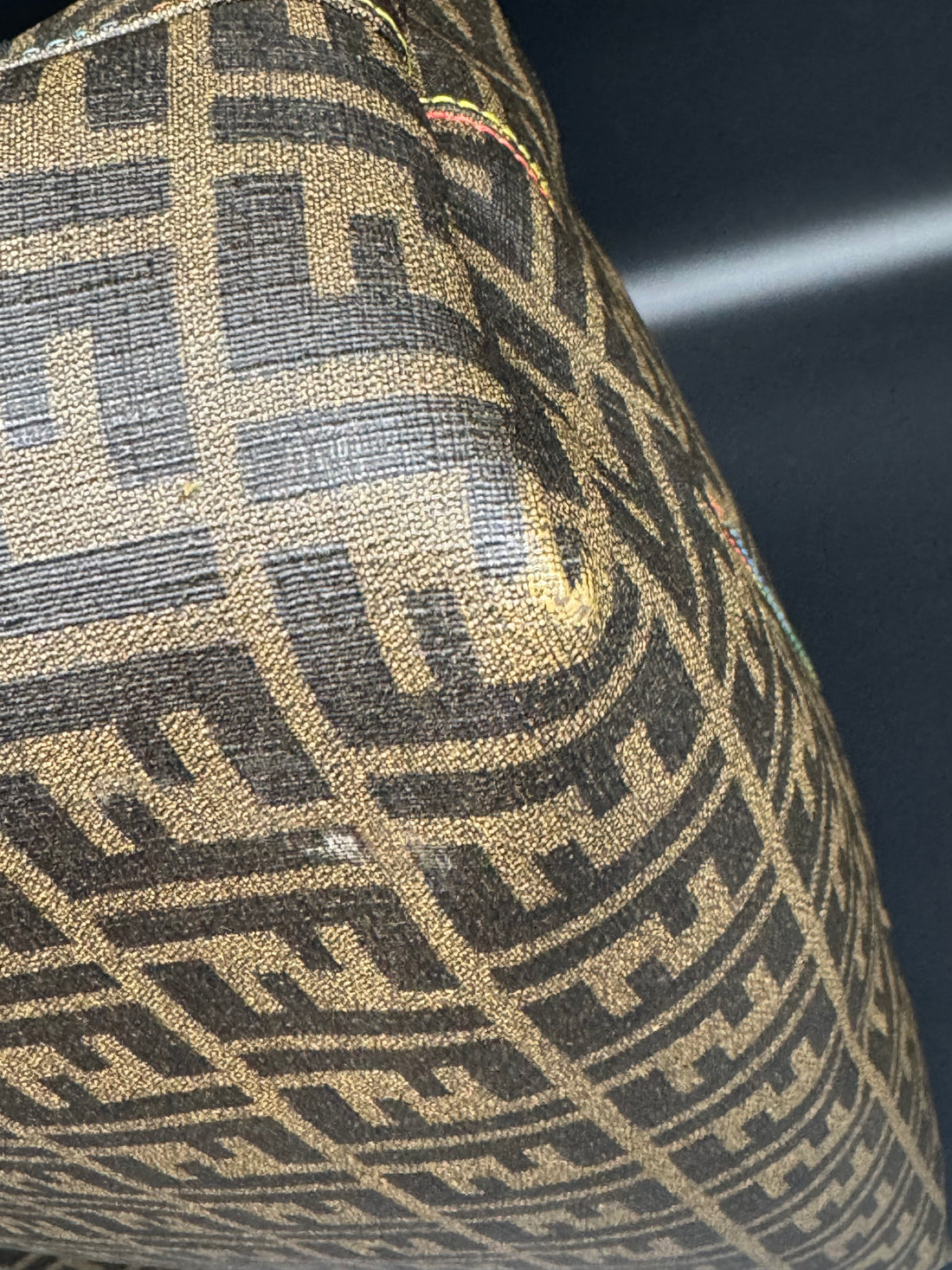 Fendi Borsa Zucca Canvas Shopper Tote