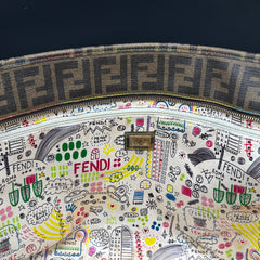 Fendi Borsa Zucca Canvas Shopper Tote thumbnail 21